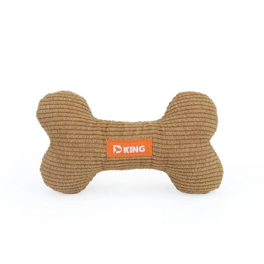 Jouet sonore pour chien en forme d'os avec texture douce et robuste pour le plaisir des animaux