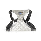 Harnais pour chien Oscar et Plume en polyester argenté, doux et durable, idéal avec une laisse et harnais pour chien