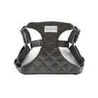 Harnais matelassé noir Oscar et Plume pour chien, idéal avec une laisse et harnais pour chien