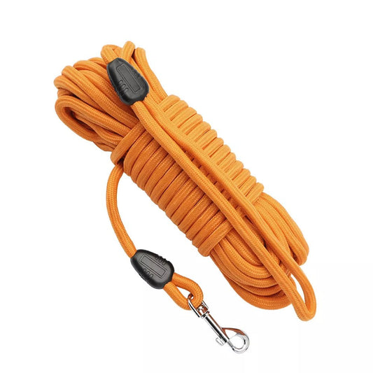 Laisse longe pour chien (5, 10, 15 m) Oscar et Plume Orange / 5 mètres