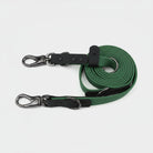 Laisse réglable chien Oscar et Plume en vert, durable et confortable pour des promenades avec votre animal