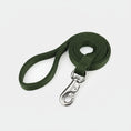 Load image into Gallery viewer, Laisse résistante pour chien de couleur verte avec mousqueton en métal robuste par Oscar et Plume
