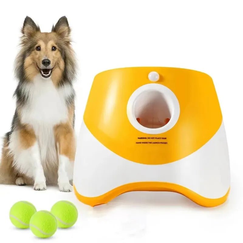 Lanceur de balle de tennis automatique pour chien Oscar et Plume