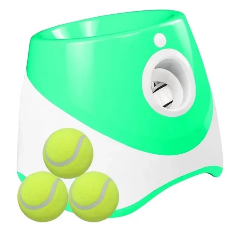 Lanceur de balle de tennis automatique pour chien Oscar et Plume Vert