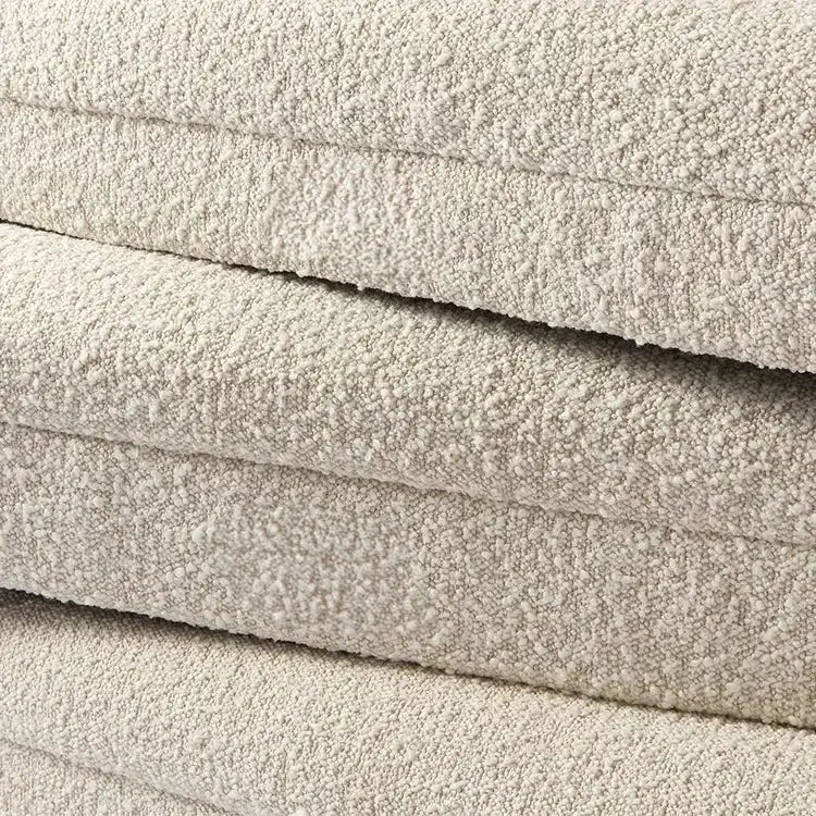 Tissu texturé beige pour lit design pour chien de la marque Oscar et Plume