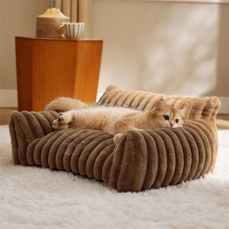 Lit doux pour chat et petit chien - Oscar et Plume