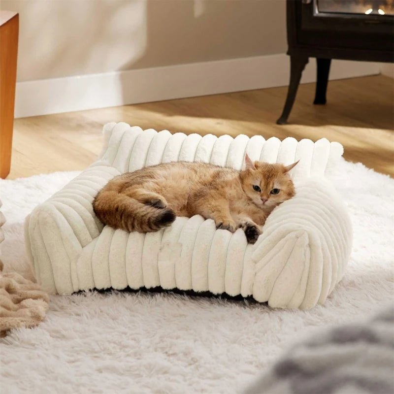 Lit doux pour chat et petit chien - Oscar et Plume