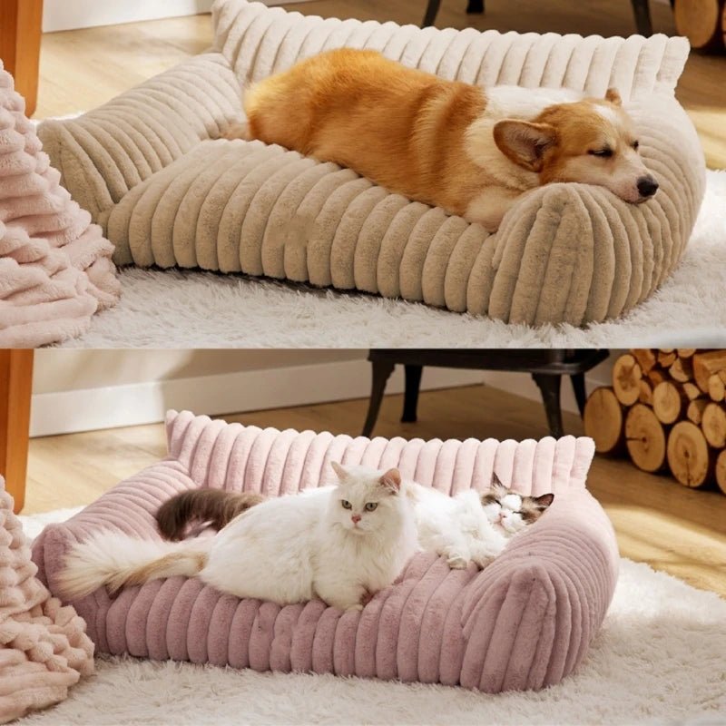 Lit doux pour chat et petit chien - Oscar et Plume