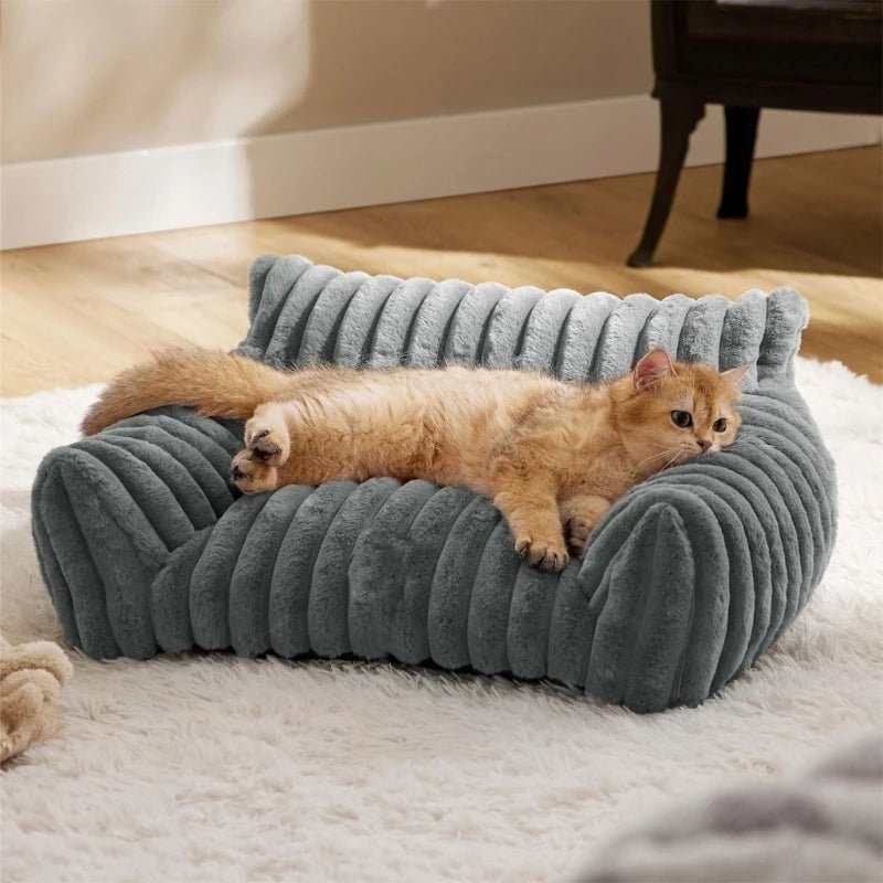 Lit doux pour chat et petit chien - Oscar et Plume