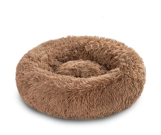 Lit moelleux déhoussable et lavable pour chien et chat Oscar et Plume Marron / XS (40 cm)