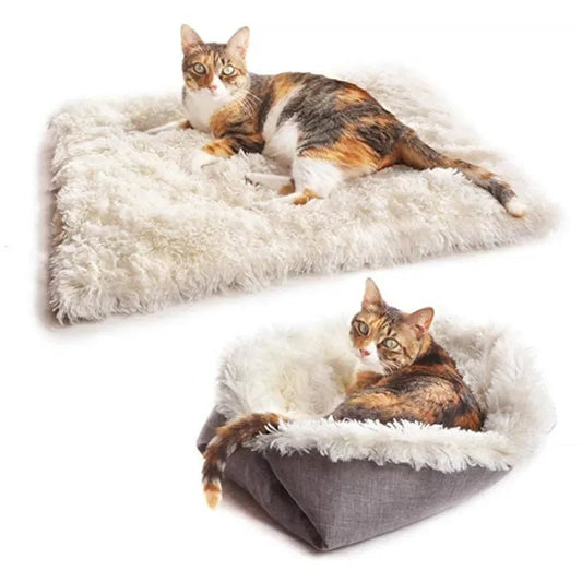 Lit multi position intérieur douillet pour chat - Oscar et Plume