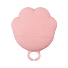 Cuillère en silicone chat chien rose en forme de patte pour nourrir facilement les animaux