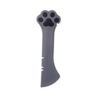 Cuillère en silicone chat chien grise en forme de patte pour alimentation animaux Oscar et Plume