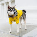 Load image into Gallery viewer, Manteau Imperméable Pour Chien Oscar et Plume Jaune / S
