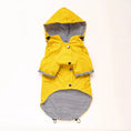 Load image into Gallery viewer, Manteau Imperméable Pour Chien Oscar et Plume Jaune / S
