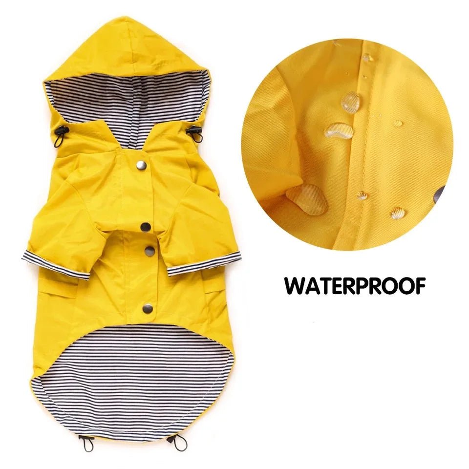 Manteau Imperméable Pour Chien Oscar et Plume Jaune / S