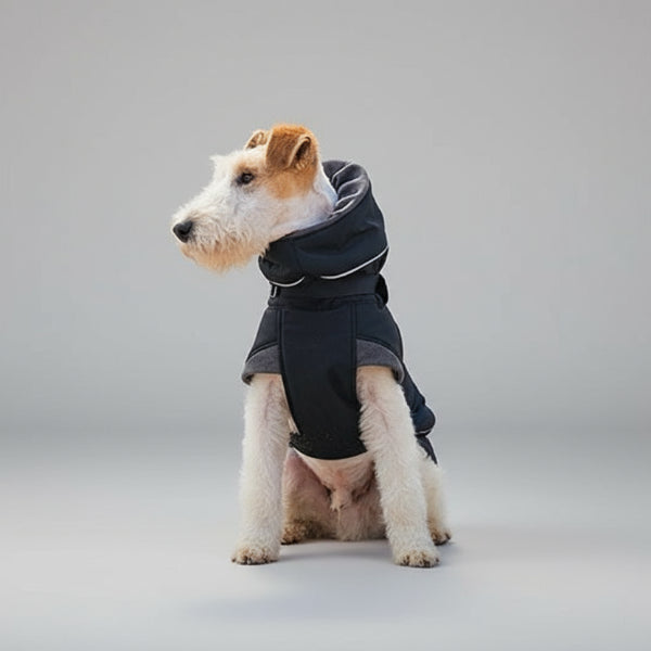 Manteau imperméable pour chien Oscar et Plume, parfait pour les promenades sur la plage par temps pluvieux