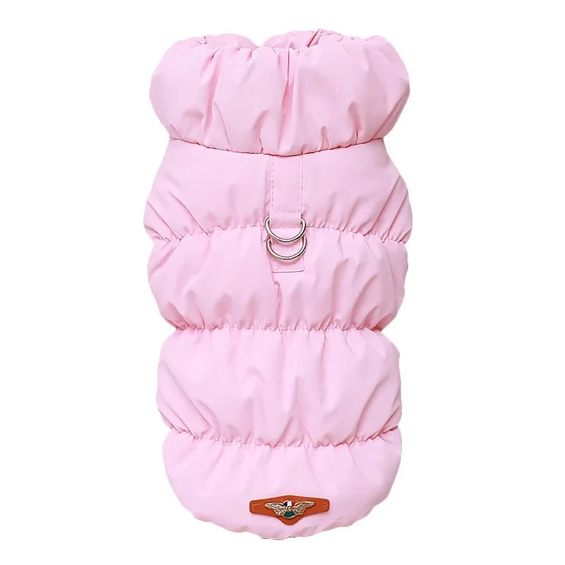 Manteau rembourré doux et chaud pour chat et chien Oscar et Plume Rose / XS