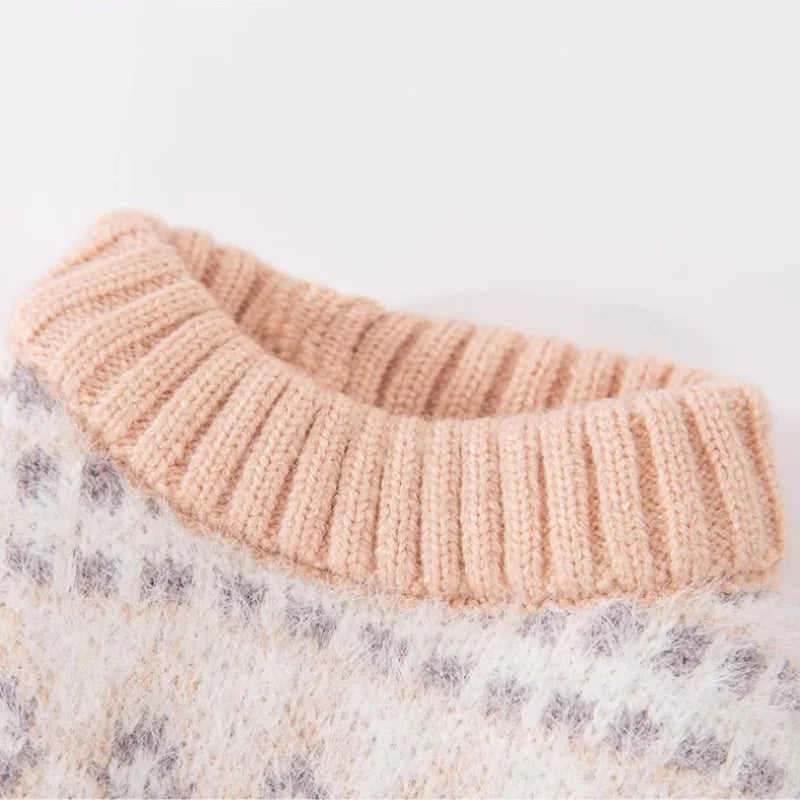 Collier en tricot doux et chaud pour chien, pull chaud pour chien avec un col confortable