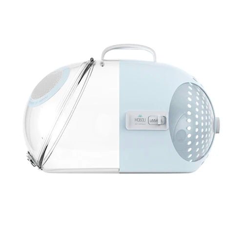Sac de transport transparent pour chat avec design moderne et ventilation optimale