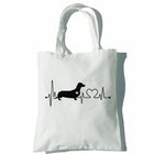 Sac en toile Teckel Oscar et Plume 4