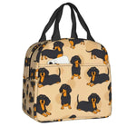 Sac Isotherme impression teckel Oscar et Plume 11