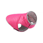 Piumino reversibile con banda riflettente per cane Oscar et Plume Rosa / Grigio / XS