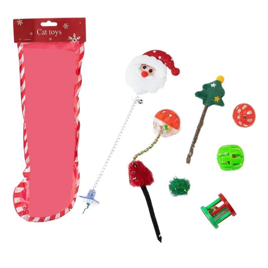 Chaussette garnie de Nöel pour chat Oscar et Plume Chaussette 1