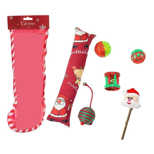 Chaussette garnie de Nöel pour chat Oscar et Plume Chaussette 5