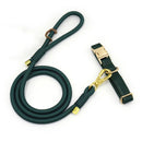 Ensemble Collier personnalisable, laisse et distributeur de sac pour chien Oscar et Plume collar leash / XS