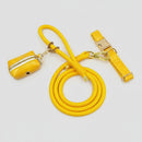 Ensemble Collier en cuir durable personnalisable, laisse et distributeur de sac pour chien - Ensemble 3 pièces / XS