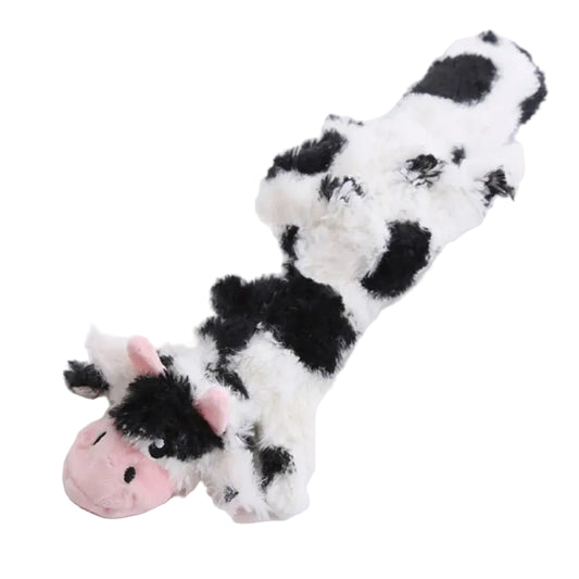 Jouet sonore avec réserve à friandise pour chien Oscar et Plume Vache