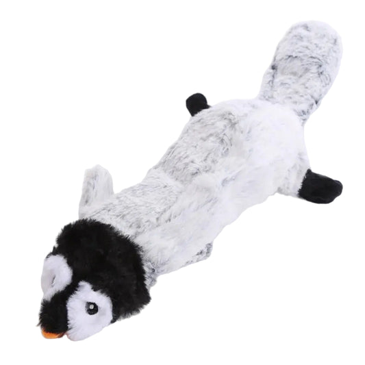 Jouet sonore avec réserve à friandise pour chien Oscar et Plume Pingouin