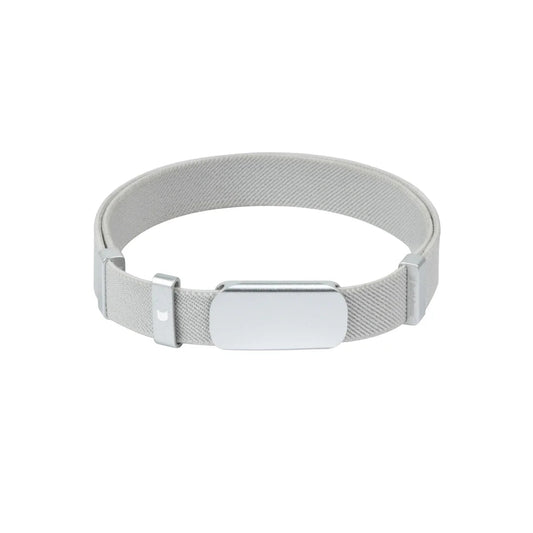 Collier anti-étranglement avec ou sans plaque personnalisable chat et chien Oscar et Plume Ensemble Gris / S