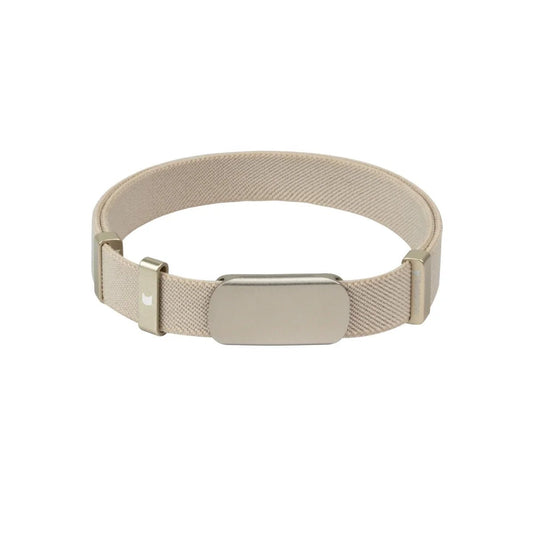 Collier anti-étranglement avec ou sans plaque personnalisable chat et chien Oscar et Plume Ensemble Beige / S