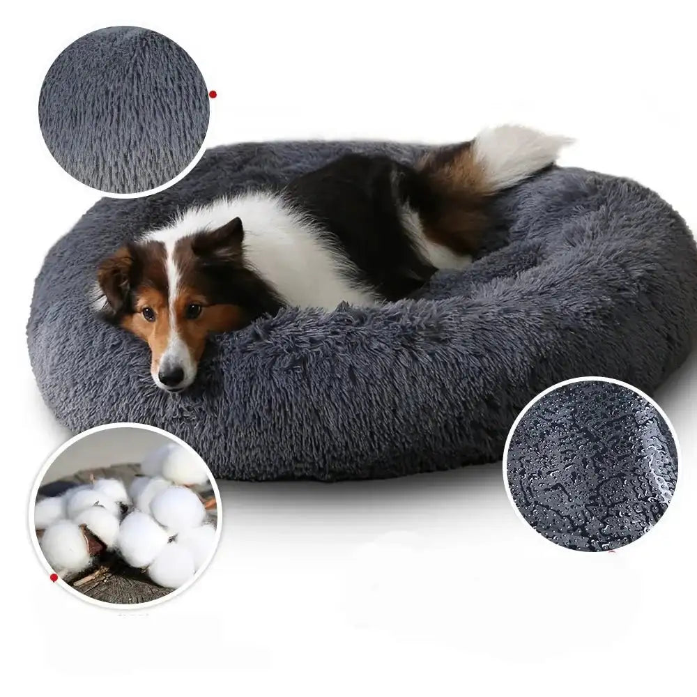 Lit moelleux déhoussable et lavable pour chien et chat Oscar et Plume