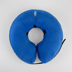 Collerette gonflable réglable pour chien et chat Oscar et Plume Bleu / XS