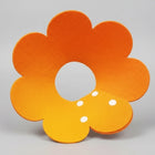 Collerette de protection en feutrine pour chat Oscar et Plume Orange / S