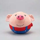 Jouet en peluche interactif pour chien et chat Oscar et Plume Cochon Rouge