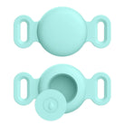Housse en Silicone pour Apple Airtag et Collier GPS Oscar et Plume Vert Menthe / M