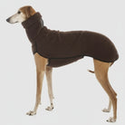 Pull chaud à col haut pour chien Oscar et Plume Marron / S