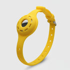 Collier en silicone avec emplacement Airtag pour chat Oscar et Plume Jaune / 245 x 40 x 12mm