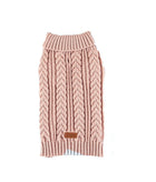 Pull à col roulé pour petit et moyen chien Oscar et Plume Rose / XS