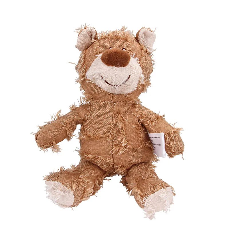 Ours en peluche pour chien Oscar et Plume Ours Beige / M