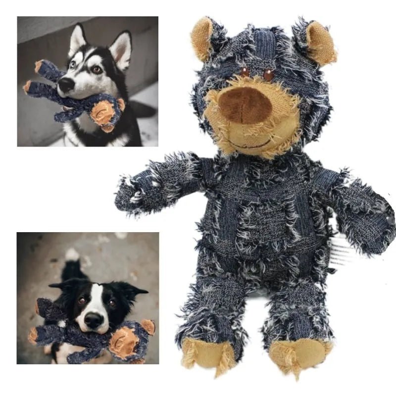 Ours en peluche pour chien - Oscar et Plume