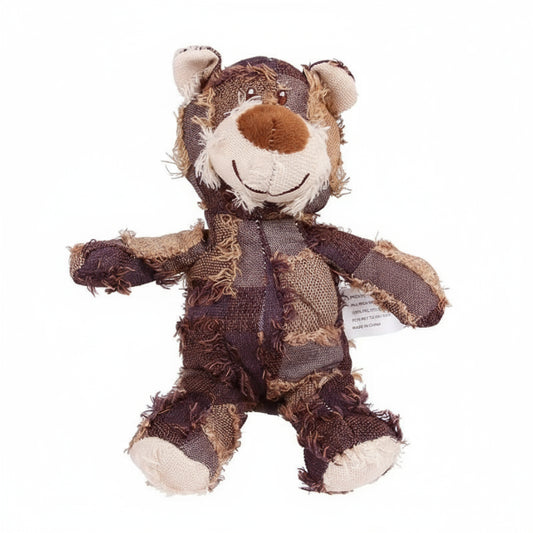 Ours en peluche résistant chien en tissu déchiré pour les jouets de vos animaux de compagnie