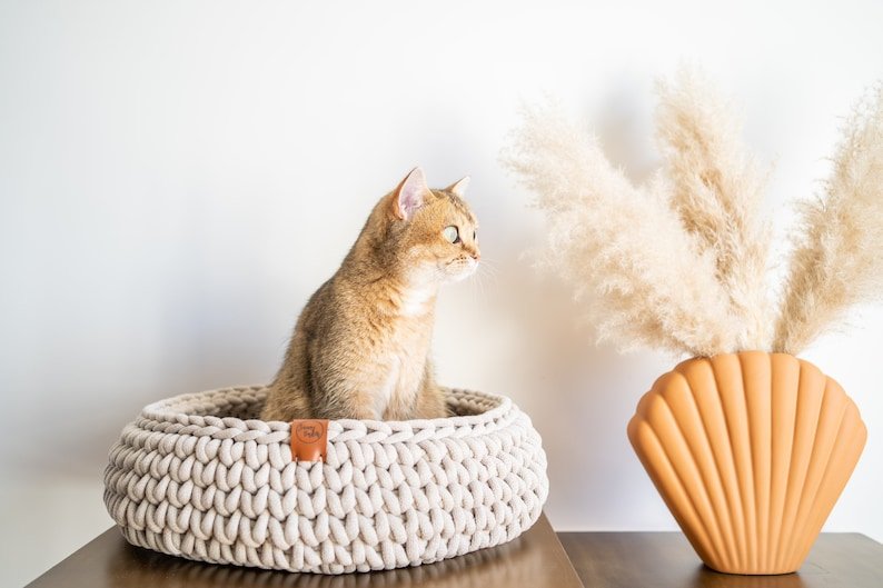 Panier fait main en coton recyclé Oscar et Plume