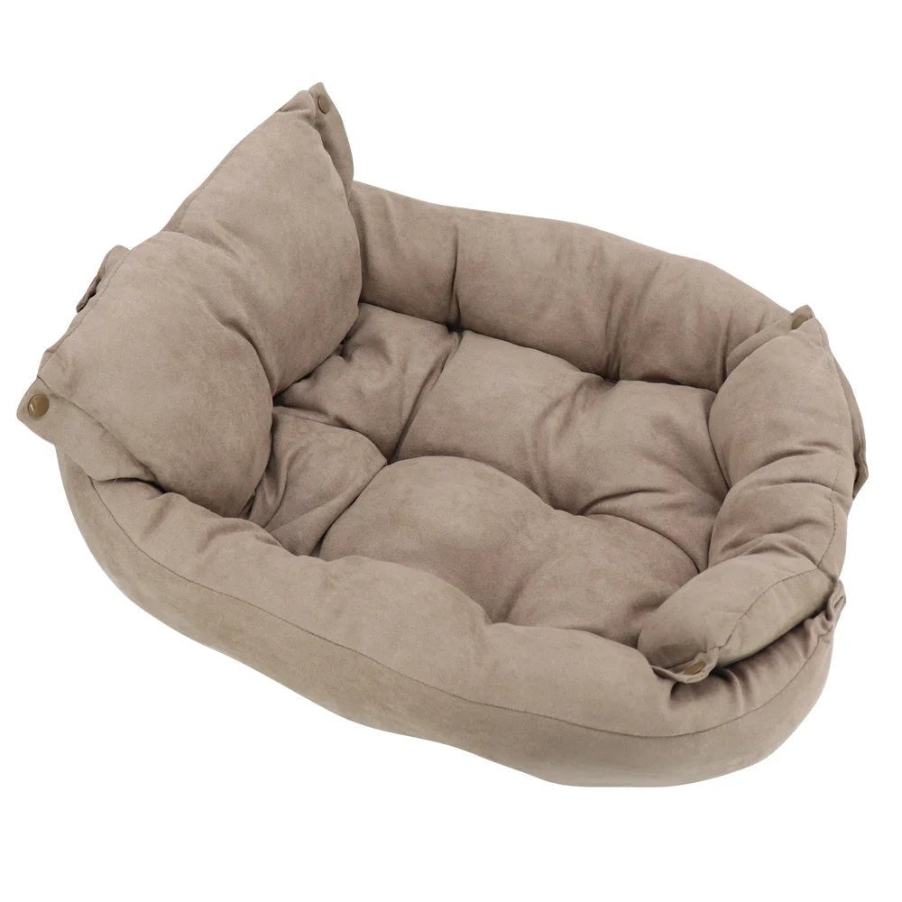 Panier multi-position pour chien Oscar et Plume Beige / S