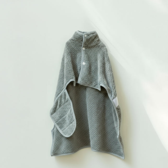 Peignoir absorbant pour chien Oscar et Plume en tissu doux, idéal après le bain