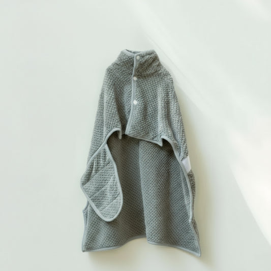 Peignoir absorbant pour chien Oscar et Plume en tissu doux, idéal après le bain